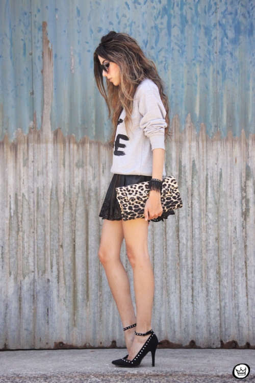 FashionCoolture - 24.02.2013 look du jour Choies Chanel jumper fake Asos studded (4)